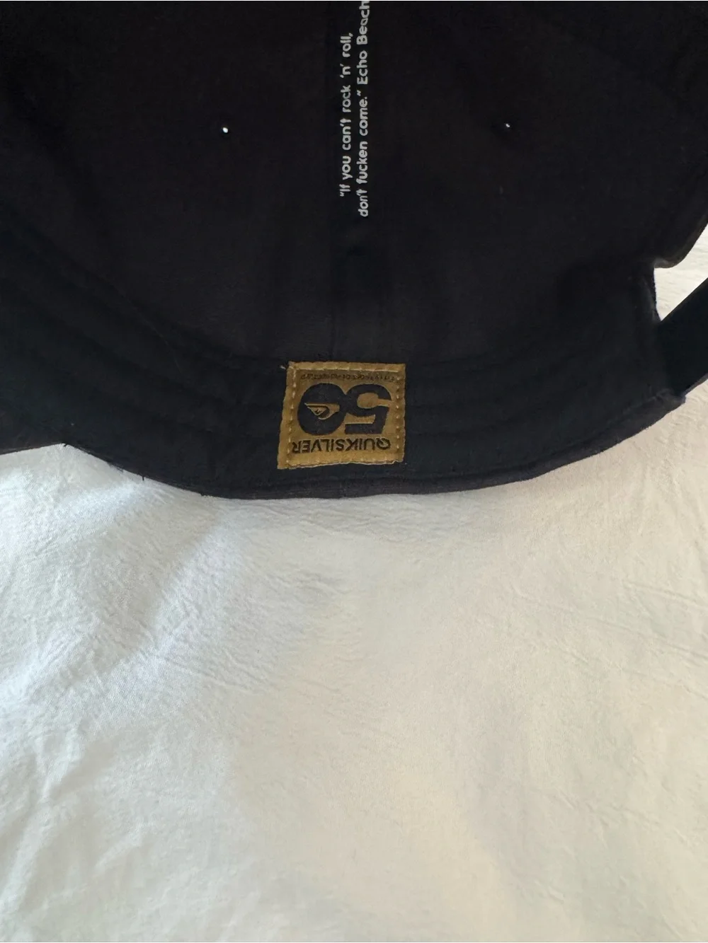 Quiksilver black baseball